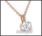 Preview: Anhänger & Kette 585 Gold, Brillant 1,02ct, VVS2